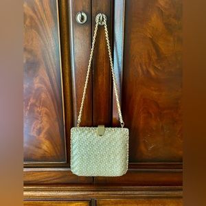 Vintage basket weave purse.